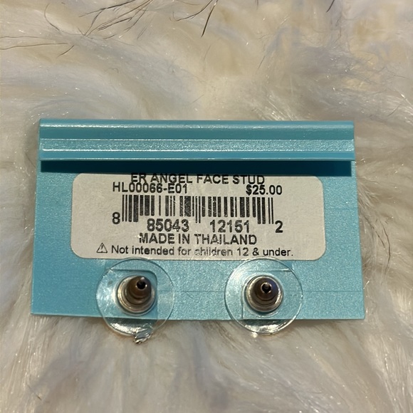 Vintage Harajuku Lovers Angel Face Pierced Earrings - Picture 3 of 4